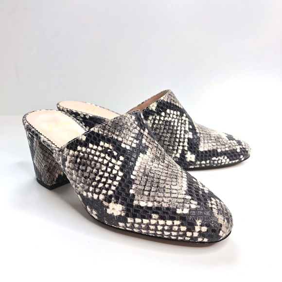 j crew snakeskin mules